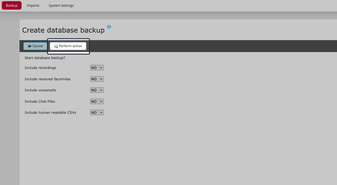 Backup cloud